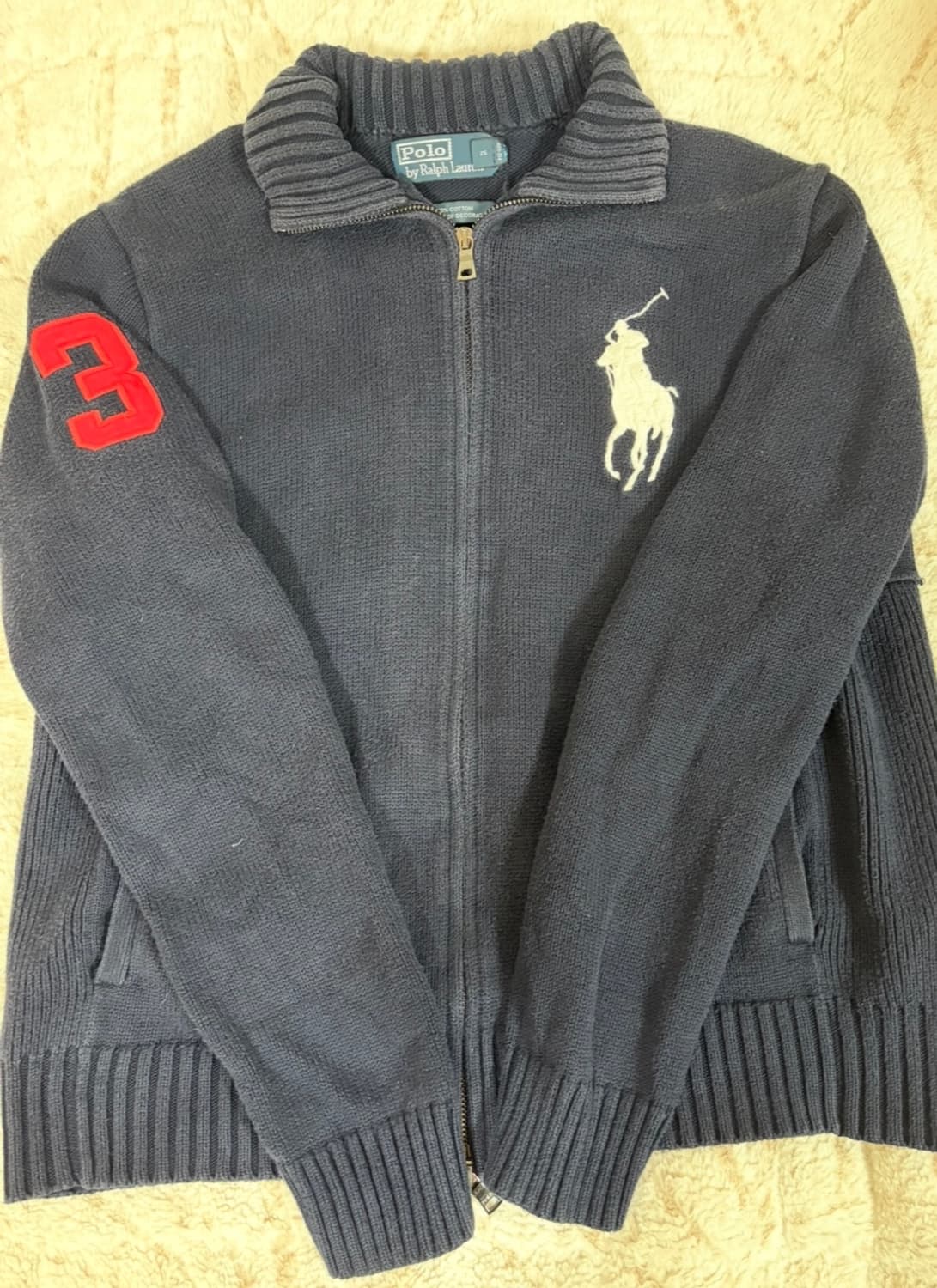 폴로 빅포니 니트집업(희귀) 상품이미지1