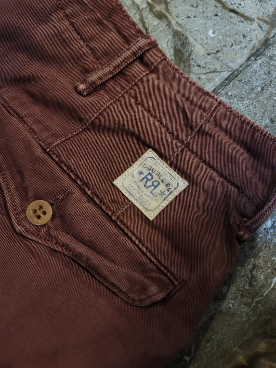 더블알엘 버건디 치노팬츠  상품이미지3