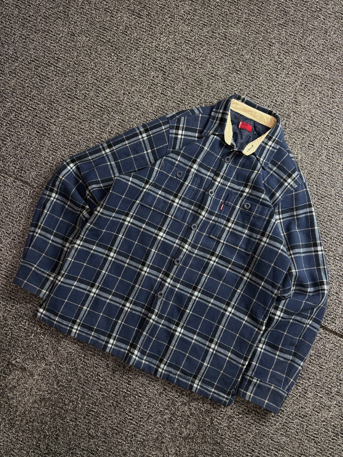 리바이스 치카노 울 패턴 체크 누빔 셔츠 자켓 2403 상품이미지1