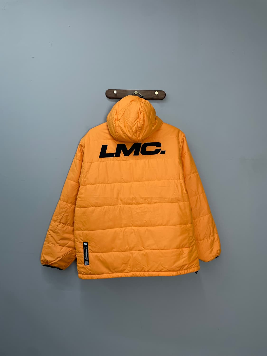 LMC 리버시블 오렌지 네이비 후디 다운 패딩 H1261 상품이미지9