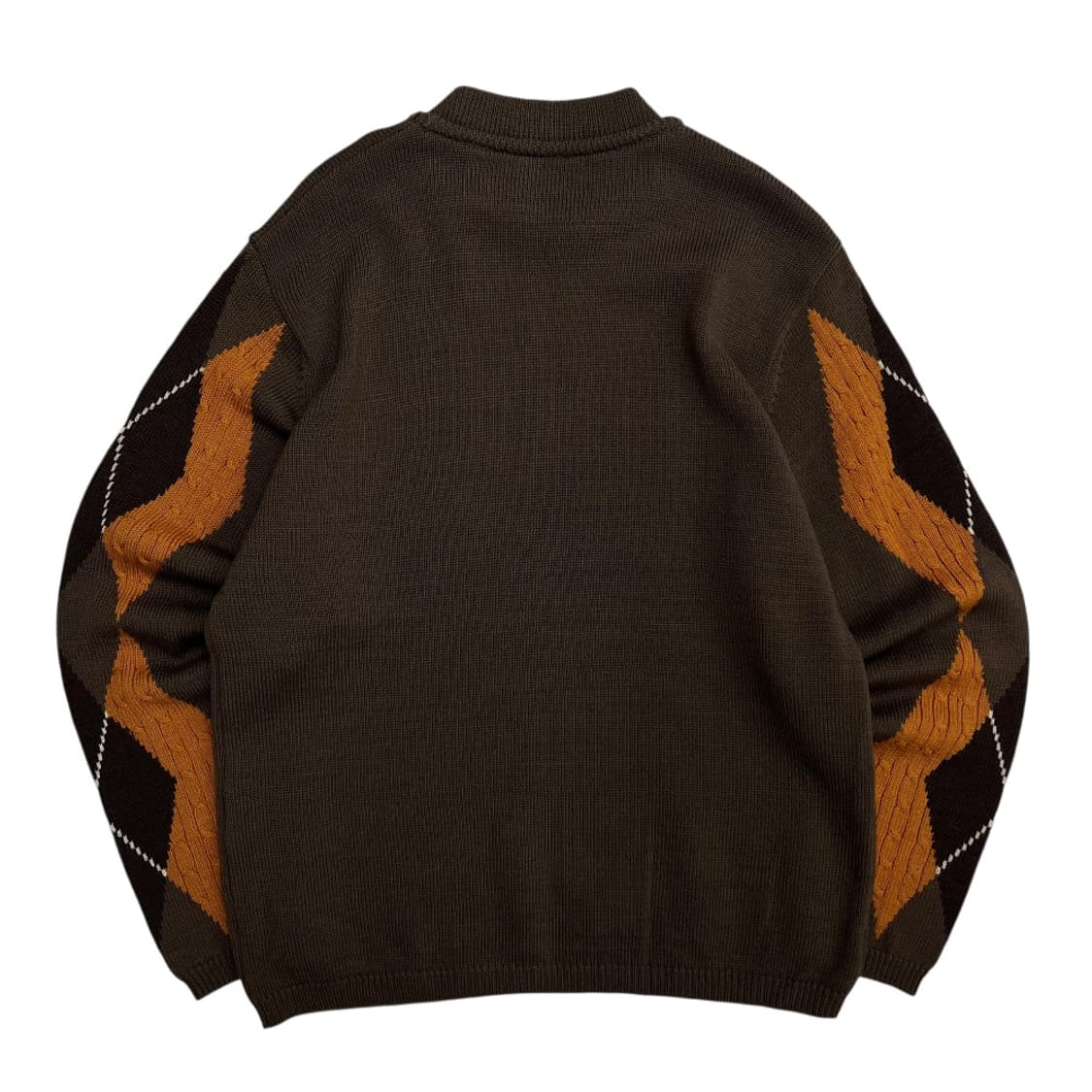 크리스찬 디올 배색 체크 애쉬브라운 니트 L 상품이미지3