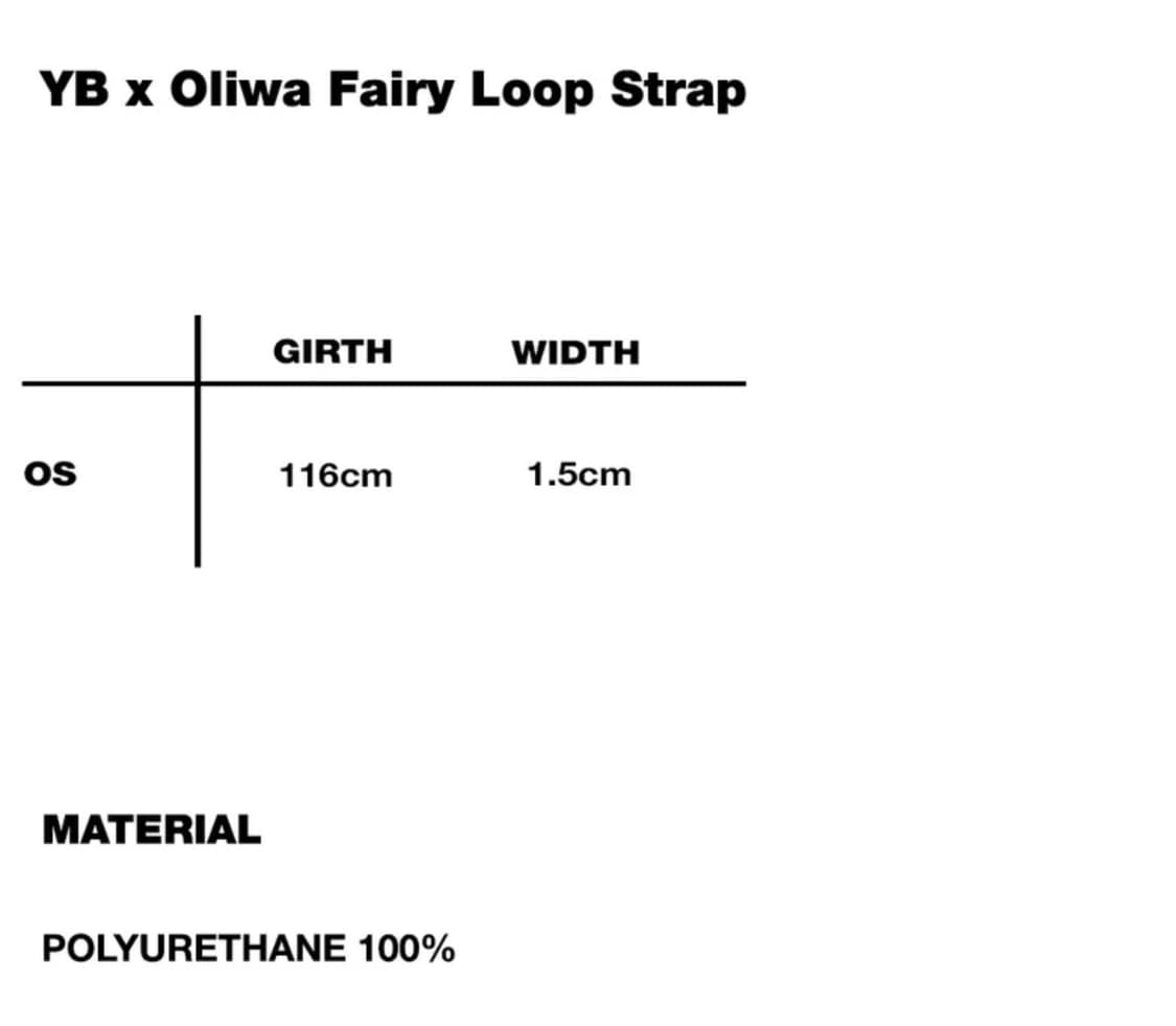 유쓰배쓰 YB x Oliwa Fairy Loop Strap 스트랩 벨트 상품이미지7