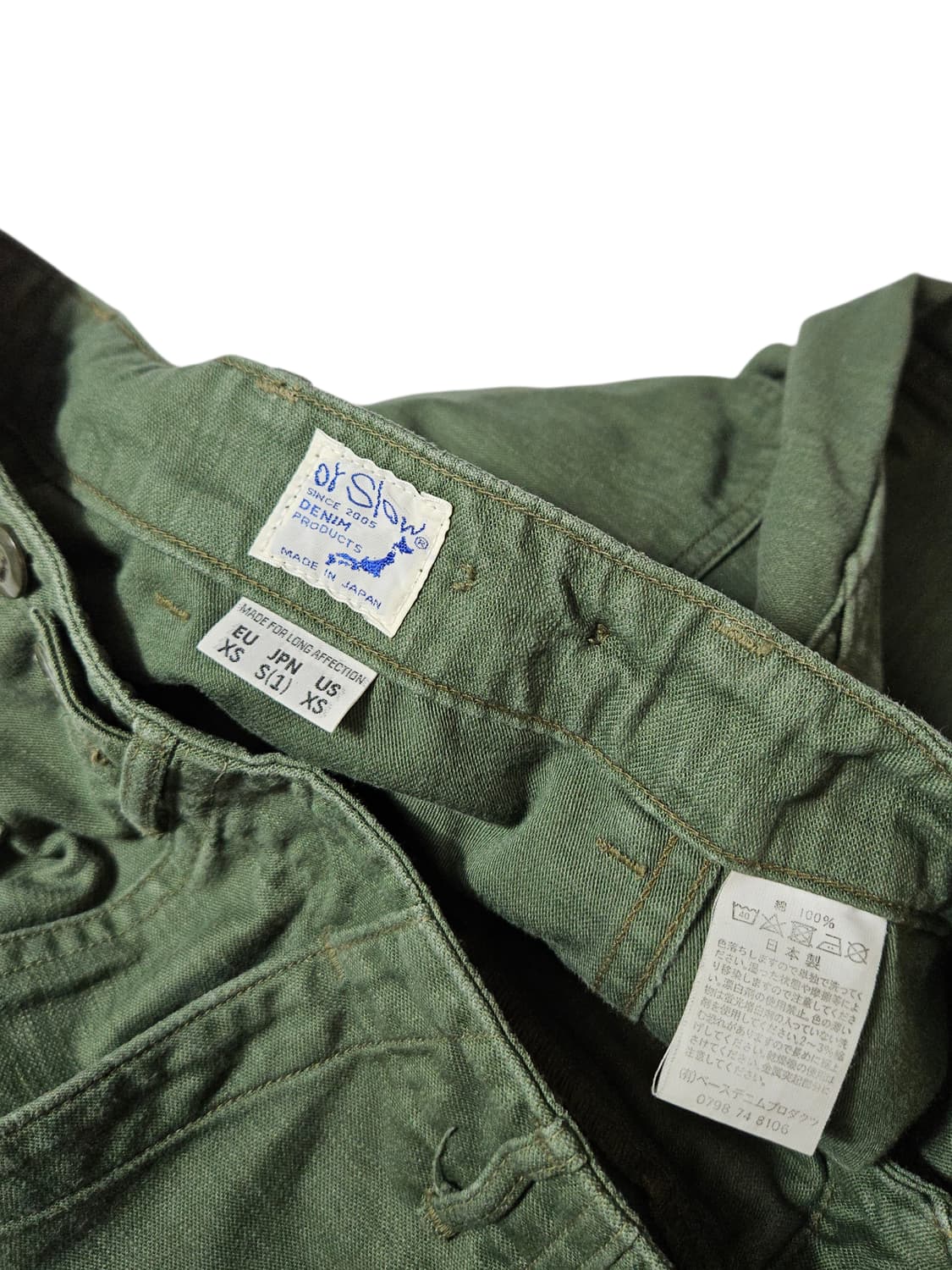 오어슬로우 Orslow 슬림핏 퍼티그 팬츠 S 1 상품이미지4