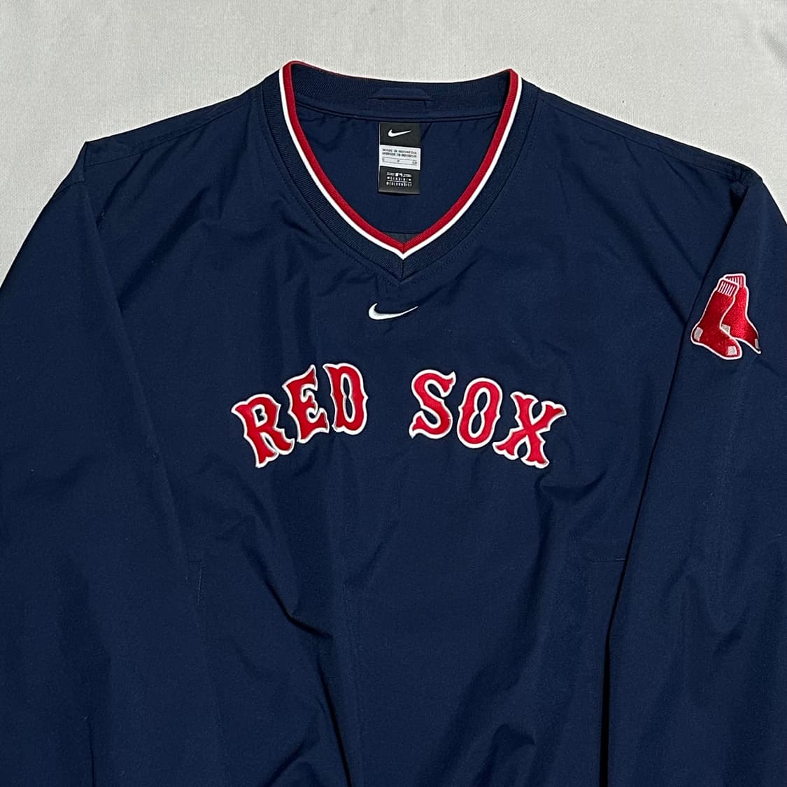 S 나이키 MLB 레드삭스 네이비 웜업 상품이미지1