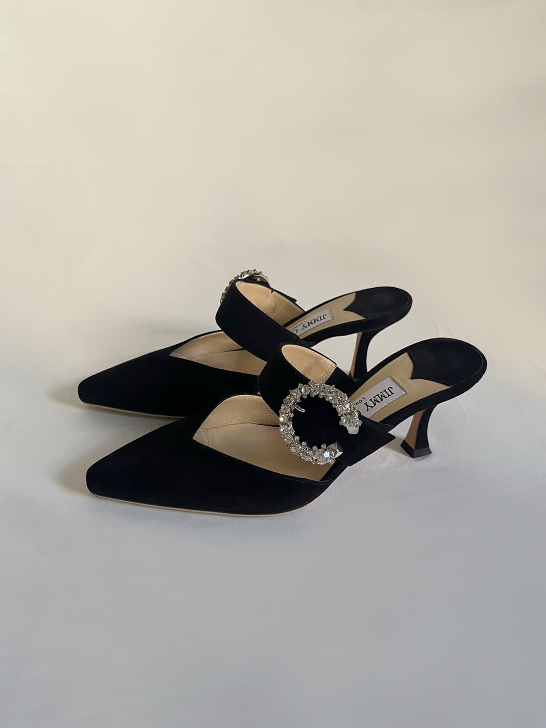 지미추 Marta 70 스웨이드 펌프스 상품이미지10