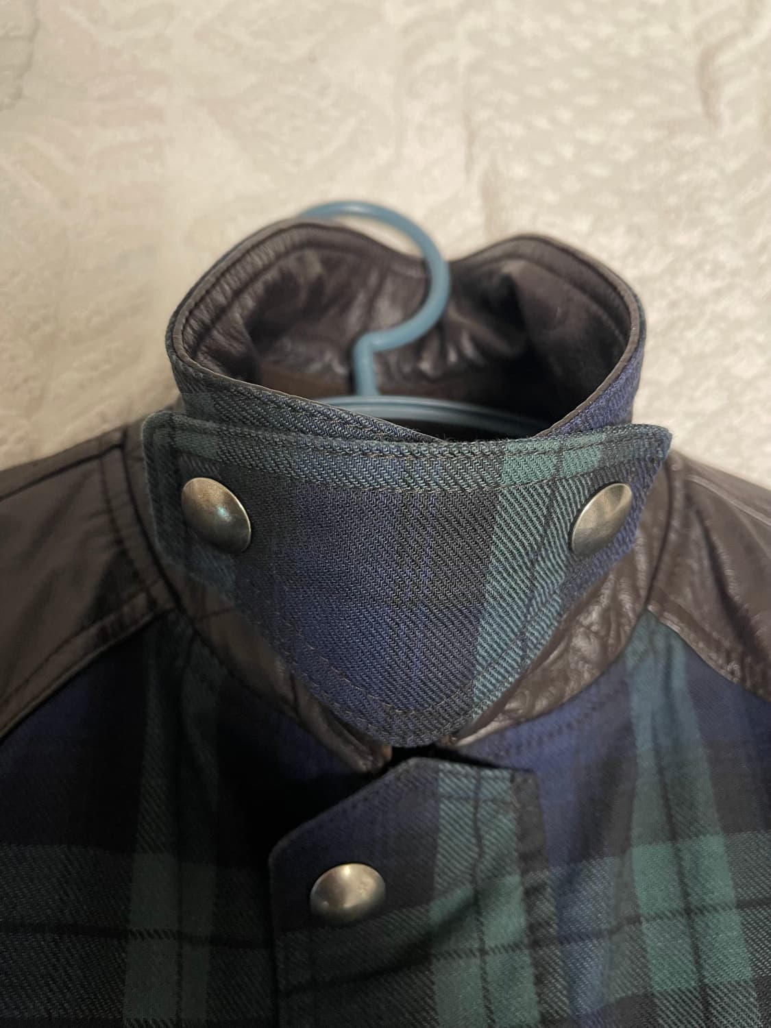 모런지(MORUNGE) 윌리엄 타탄 체크 벨티드 왁스 자켓 46(95) 상품이미지7