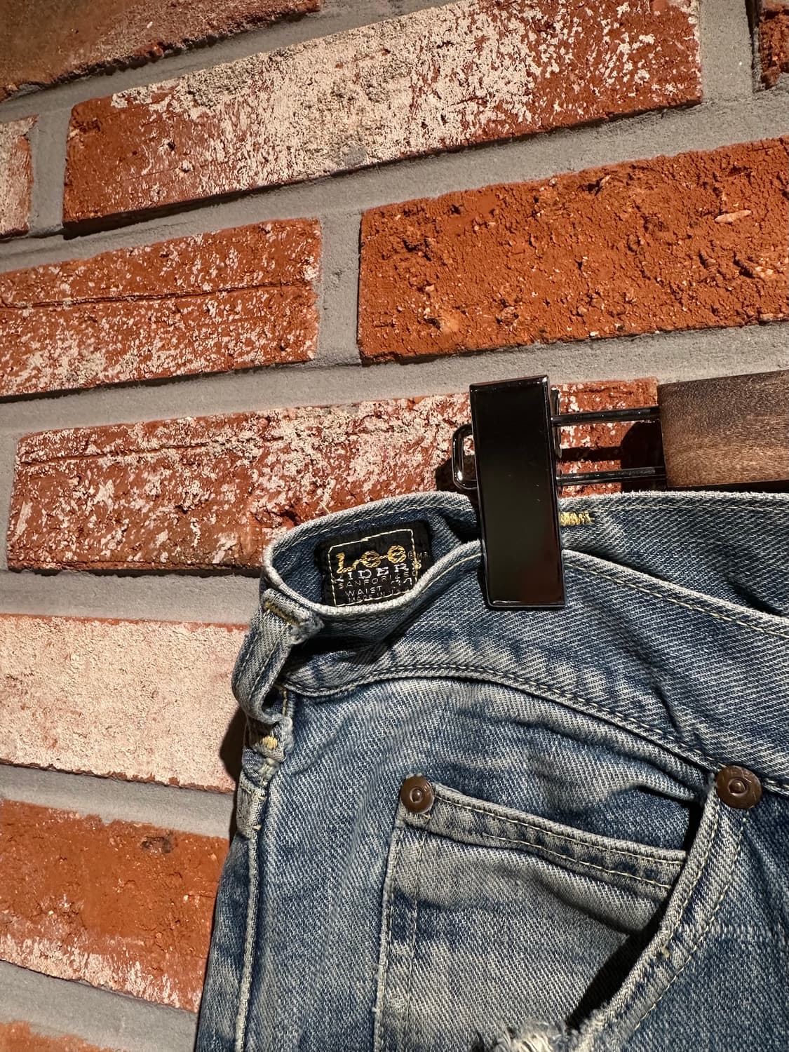 70s USA LEE 빈티지 리 카우보이 부츠컷 데님 팬츠 상품이미지5