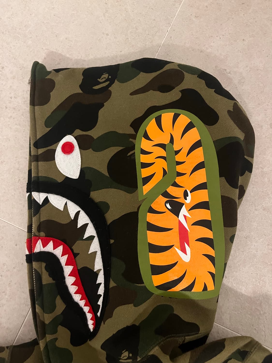 베이프 후드집업 L 상품이미지4