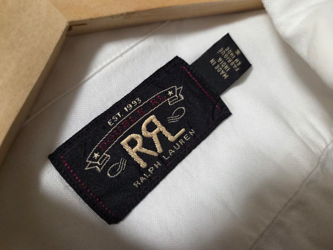 RRL 더블알엘 화이트 반팔 셔츠 M 상품이미지3