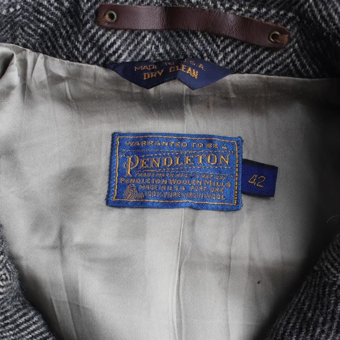 펜들턴 USA 미국 울 100% 헤링본 코트  상품이미지6