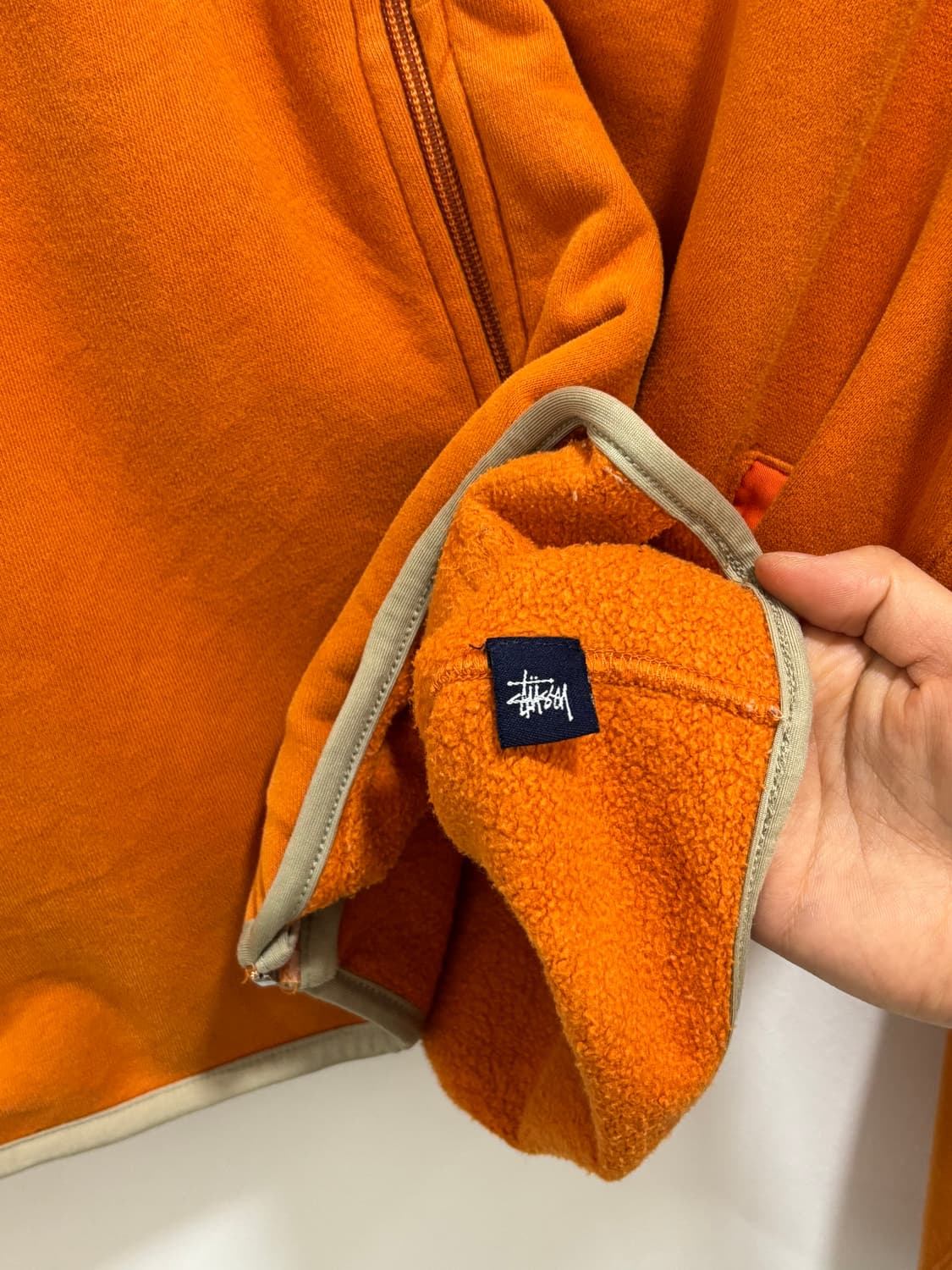 00s 스투시 오렌지 플리스 자켓 상품이미지9