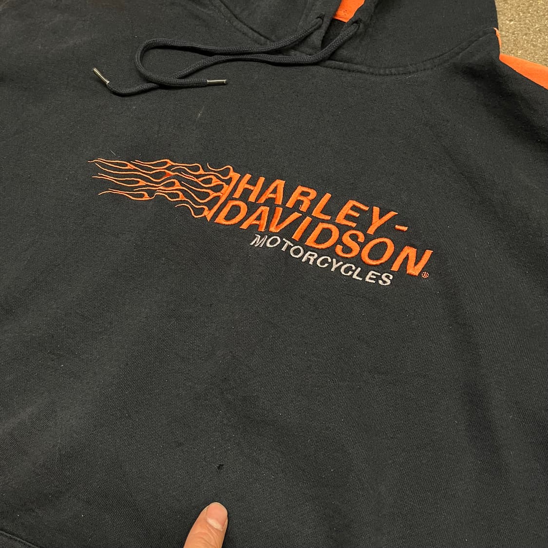 할리데이비슨 플레임 로고 후드티 (110) 상품이미지3