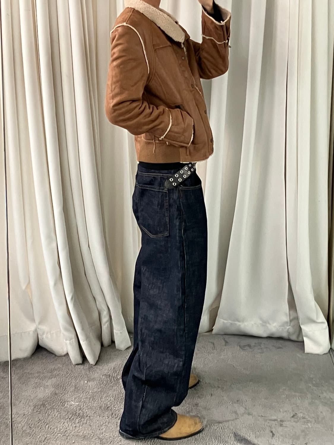 VTG 빈티지 스웨이드 자켓 L 상품이미지7