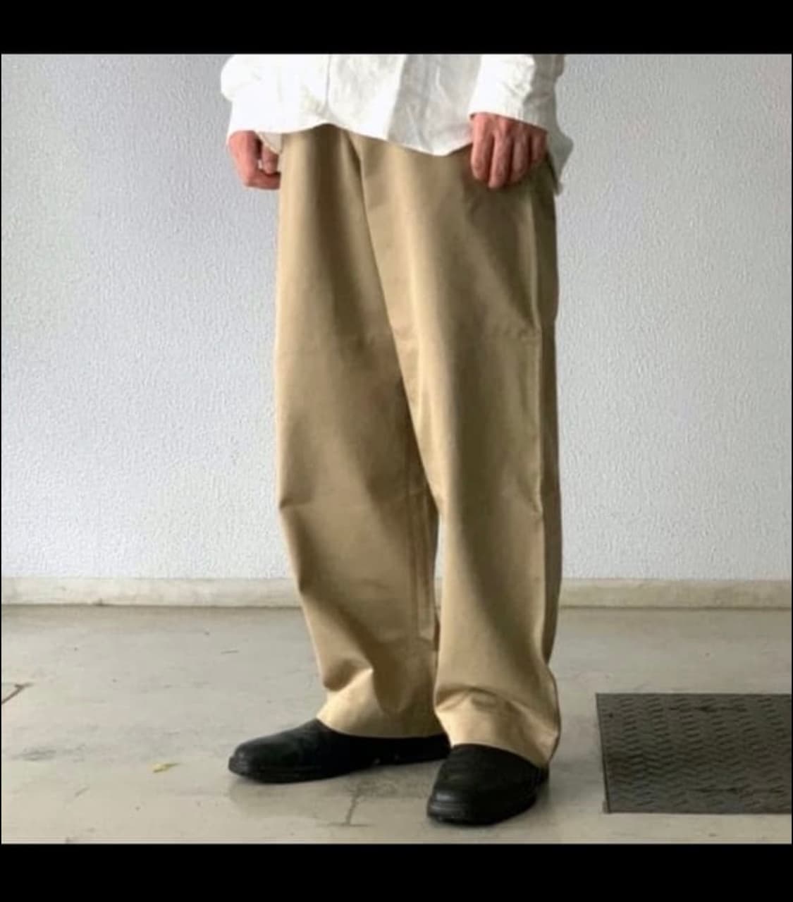 오라리 와이드 면바지 판매해요. 상품이미지9