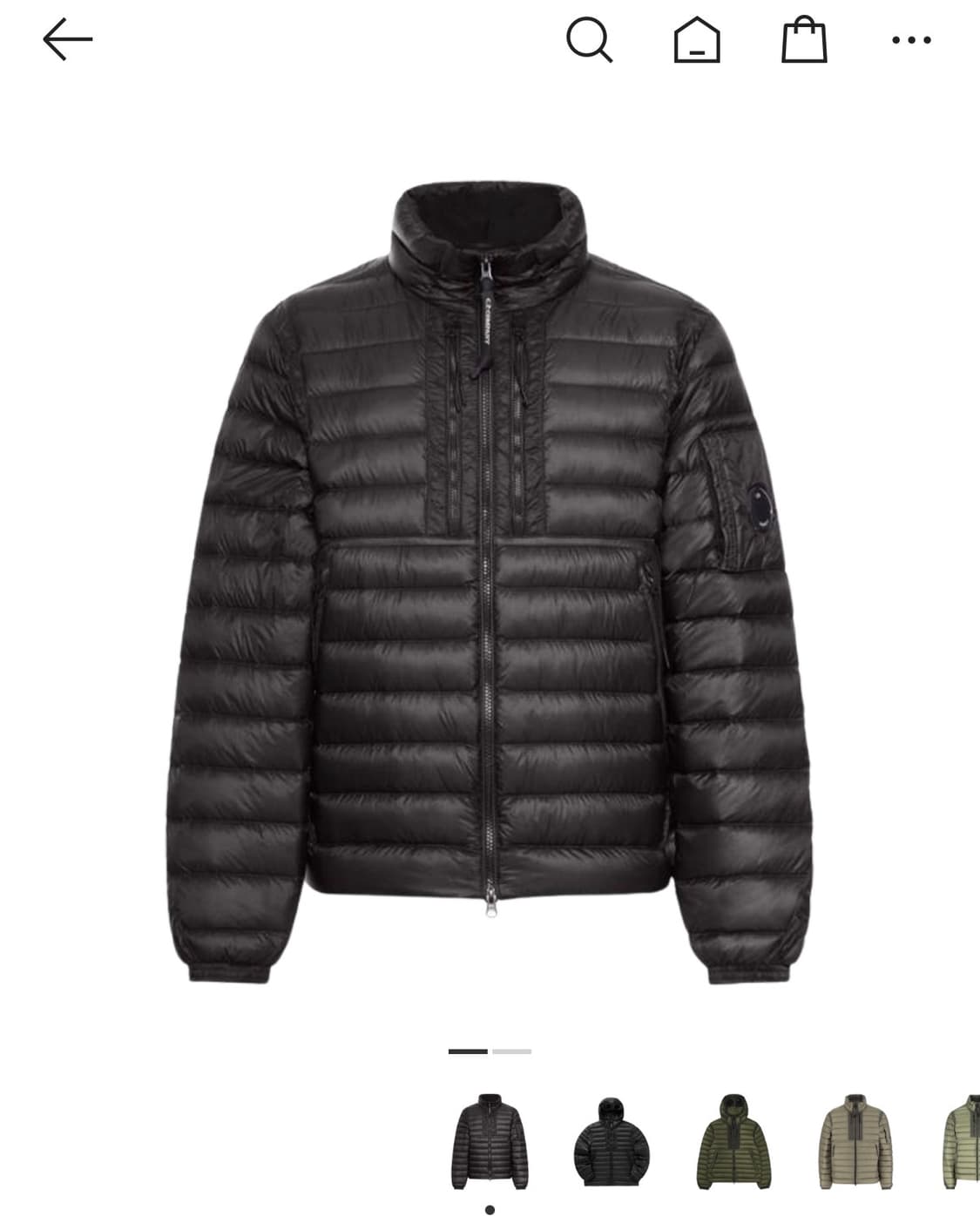 CP 컴퍼니 DD쉘 경량패딩 상품이미지1