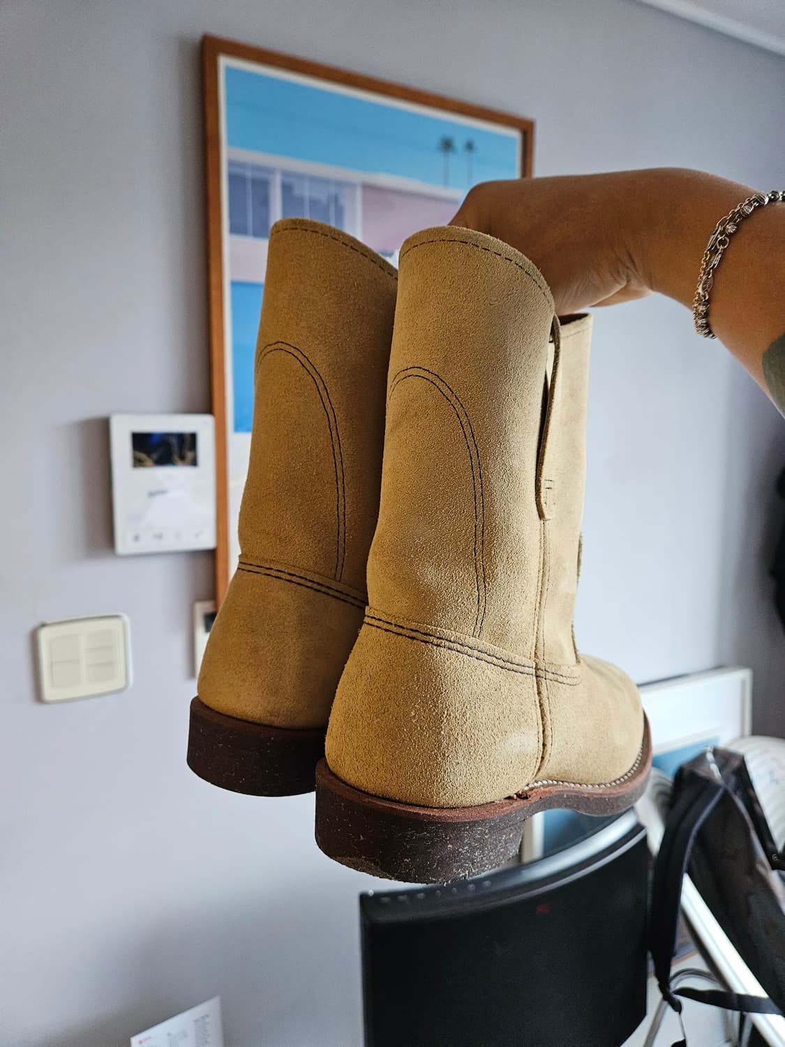 레드윙 8184 스웨이드 엔지니어드 부츠 250mm 상품이미지6