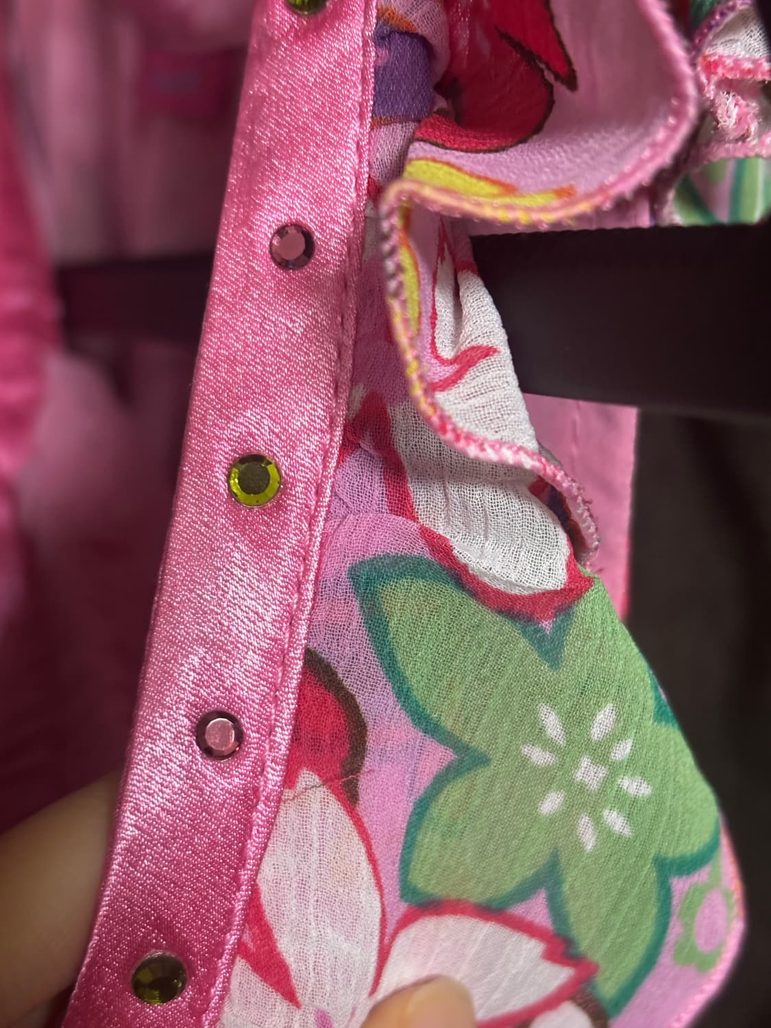 banila b 빈티지 나시 갸루 핑크 플라워 상품이미지2