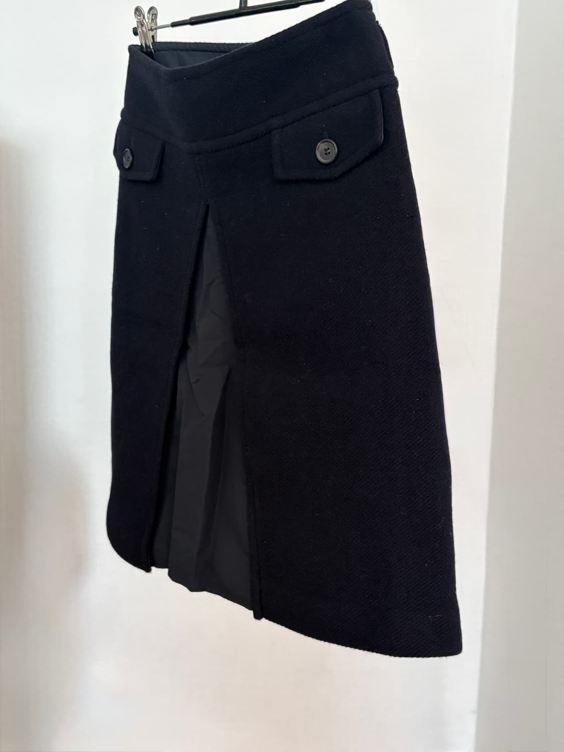 Max Mara 울 스커트 네이비 상품이미지6