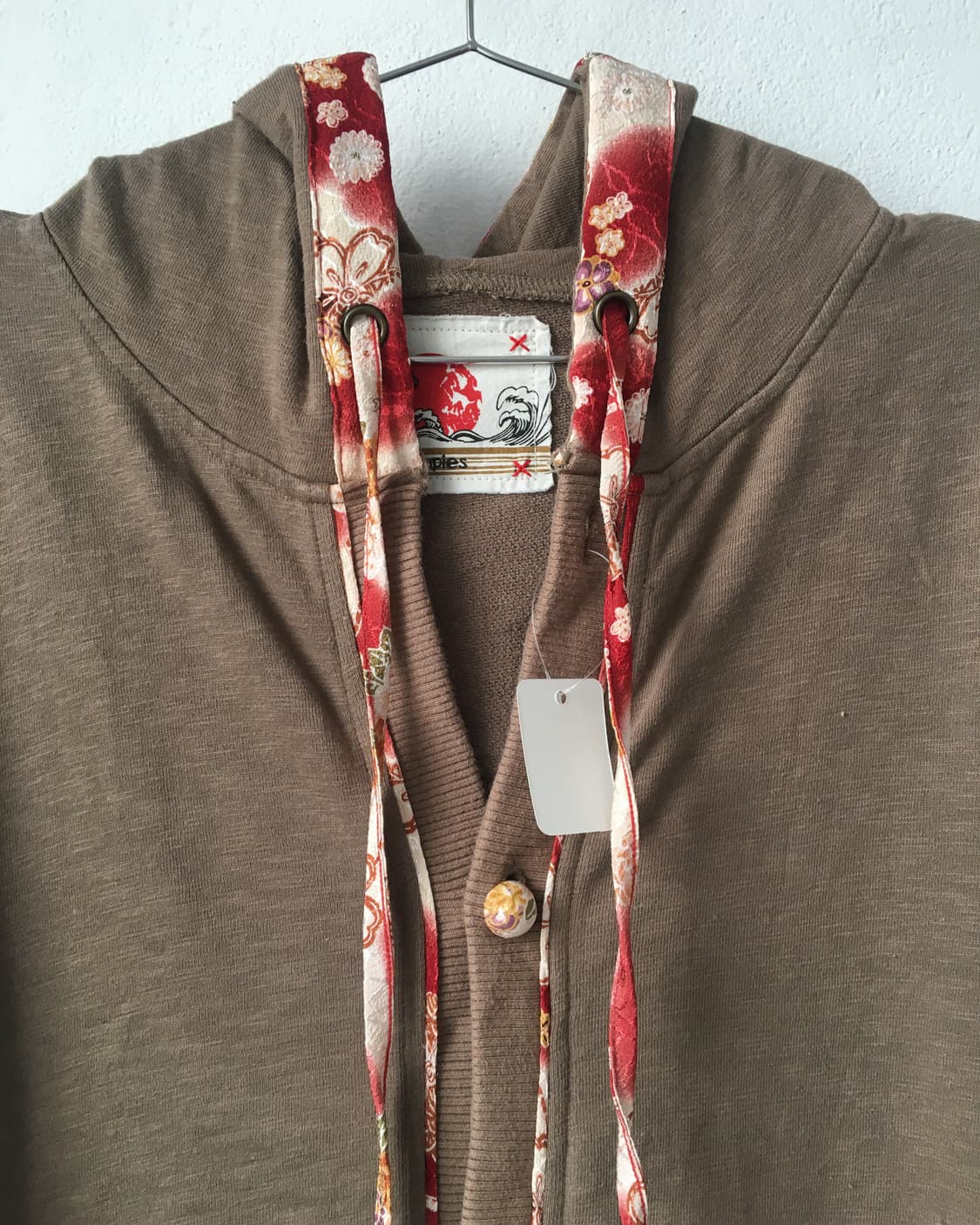 Oriental line detail hood cardigan 상품이미지5