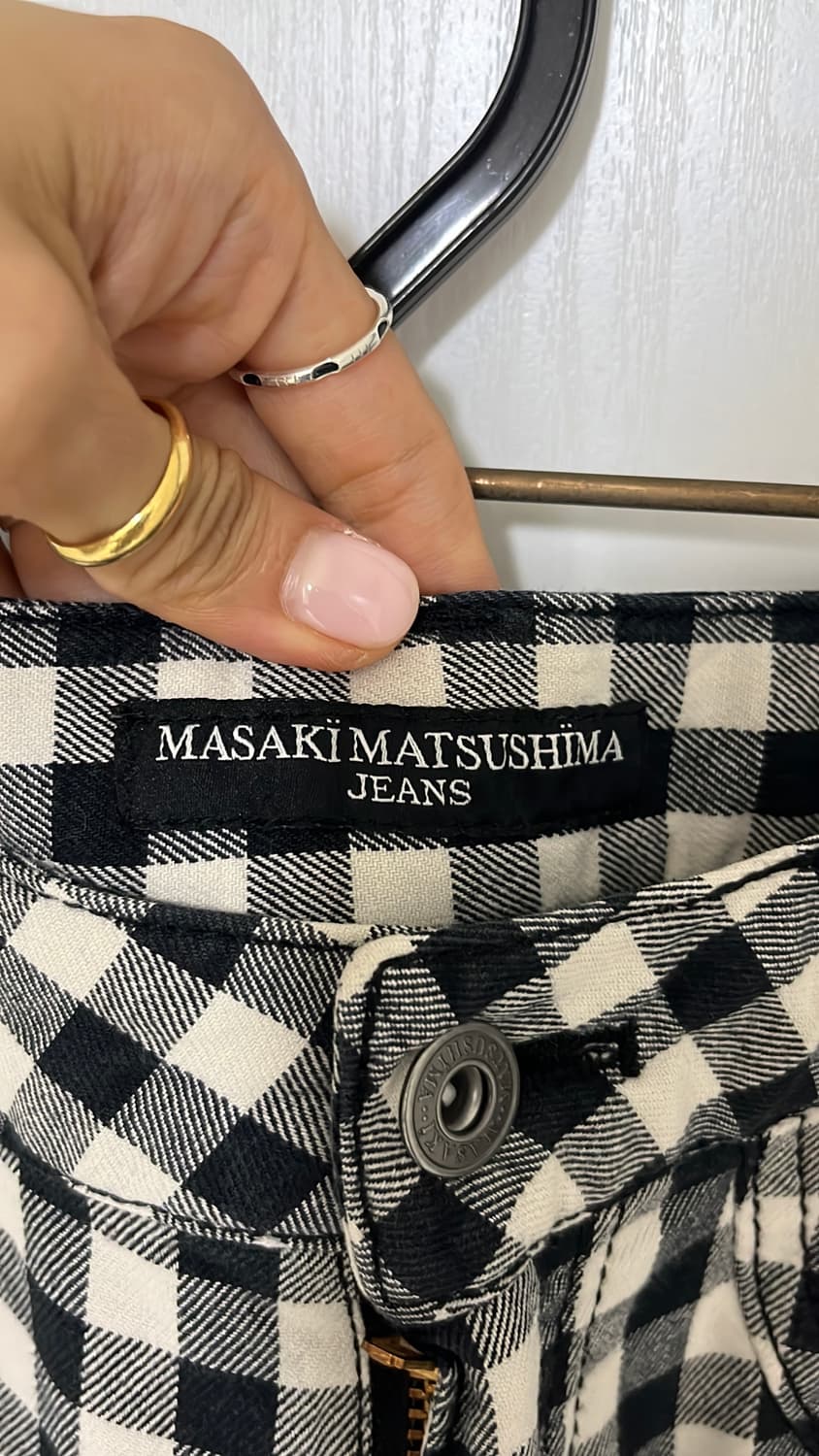 Masaki matsushima 체크7부바지  상품이미지2