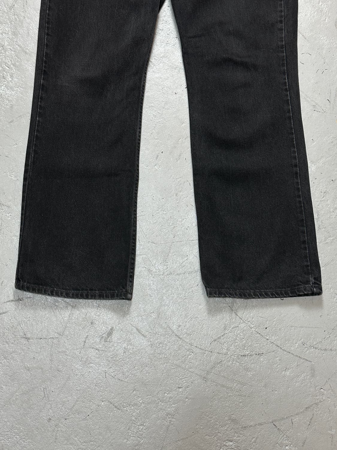 90's 리바이스 517 블랙 부츠컷 플레어진 상품이미지7