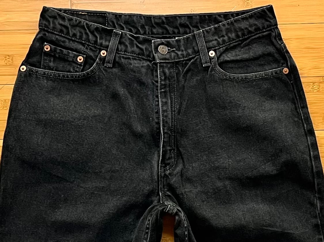 리바이스 512 블랙진 데님팬츠 W L M 상품이미지3