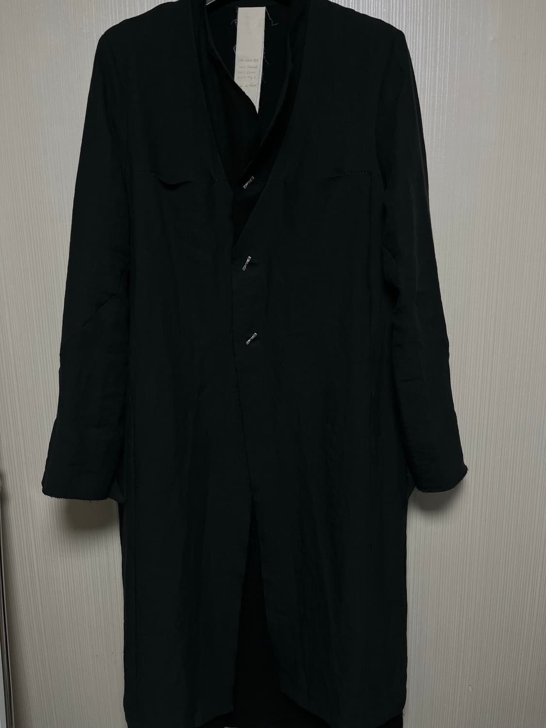 [48] san263-1 single breasted hemp coat 상품이미지2