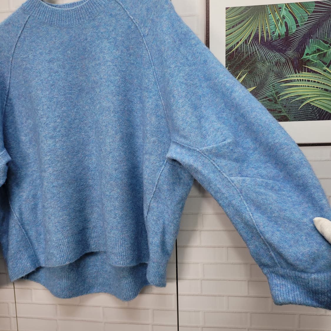 SYSTEM 한섬 시스템 라운드넥 니트 울 스웨터 프리사이즈 상품이미지3