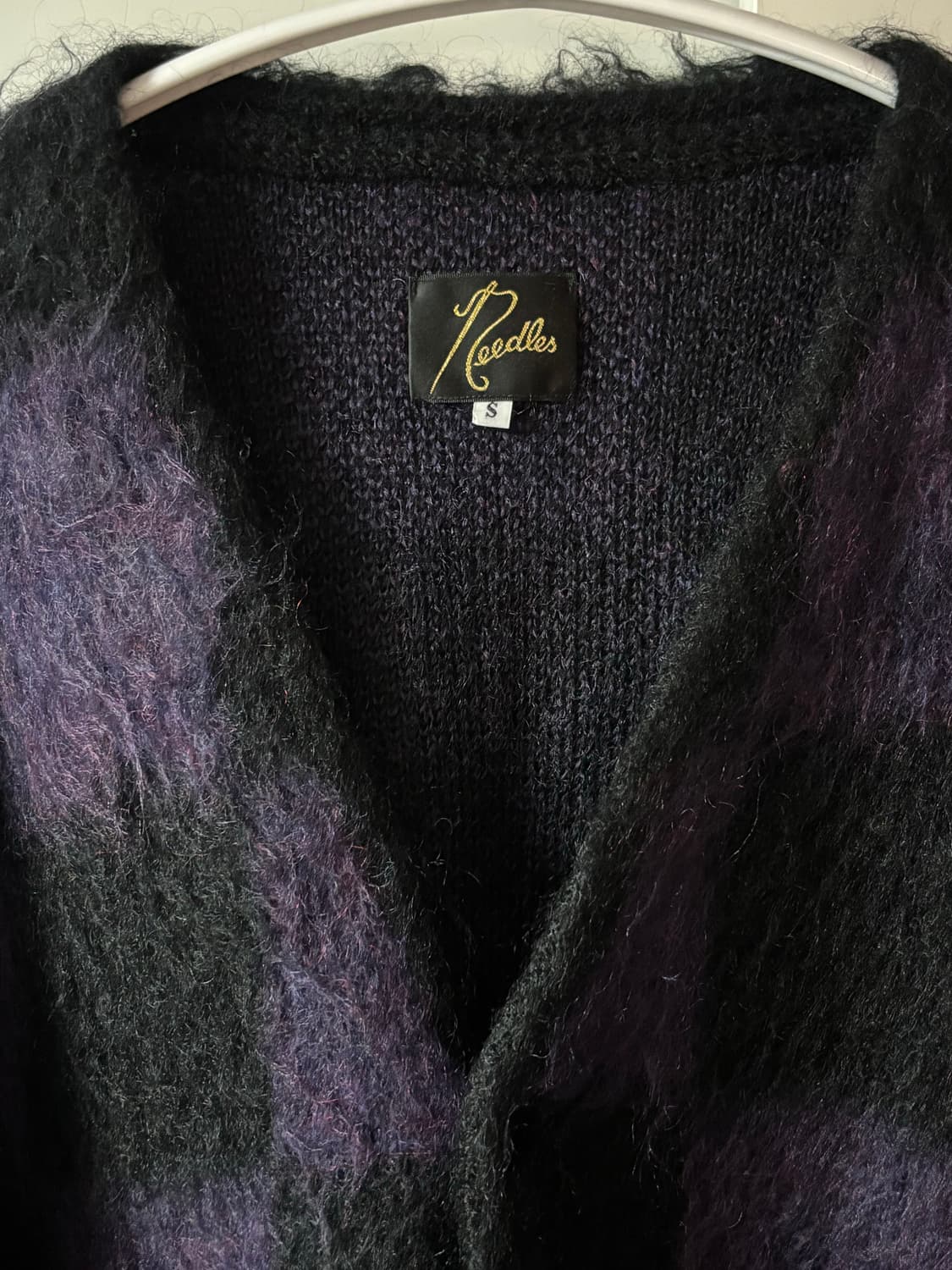 니들스 체크보드 모헤어 상품이미지2