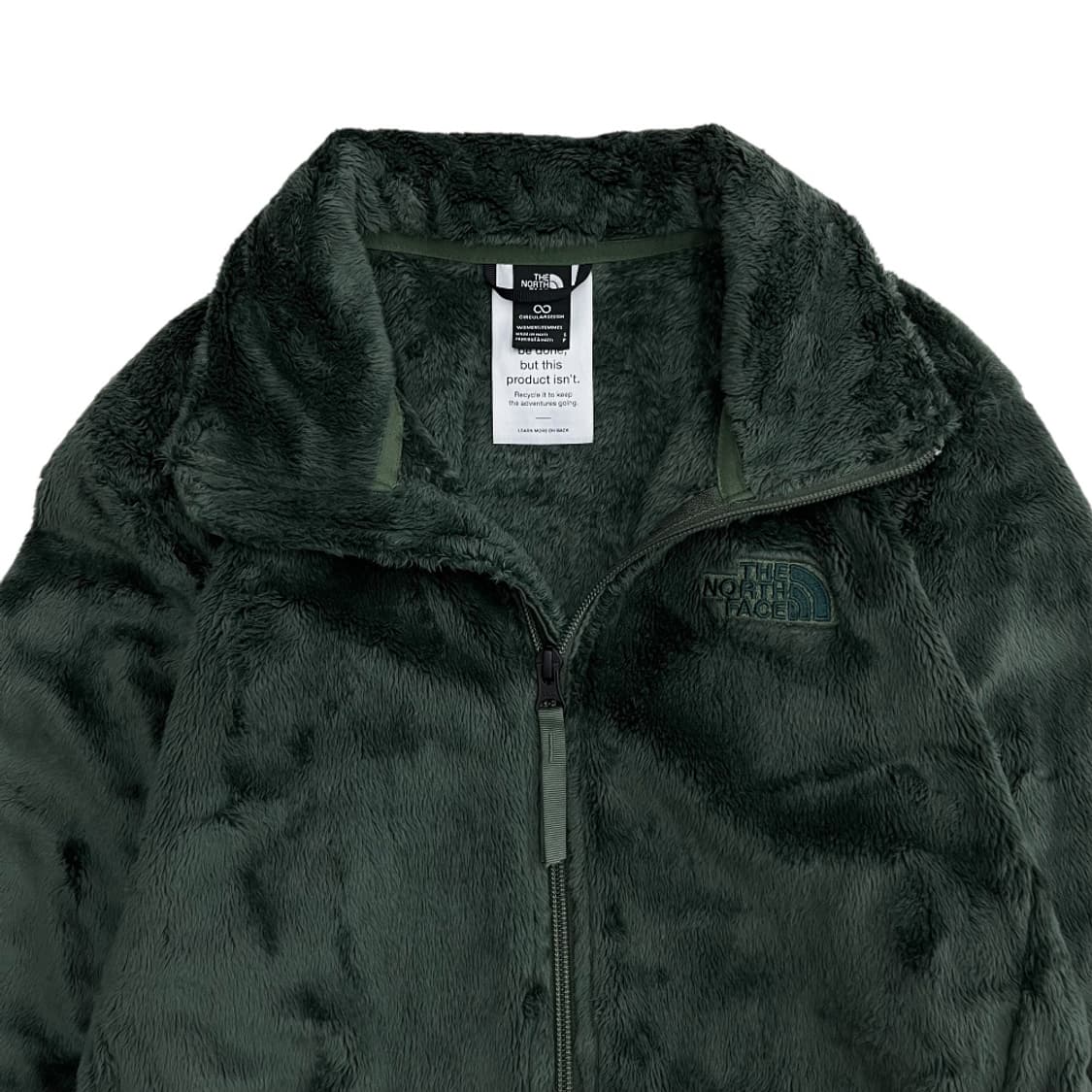 노스페이스 로고 딥카키 후리스 S 상품이미지4