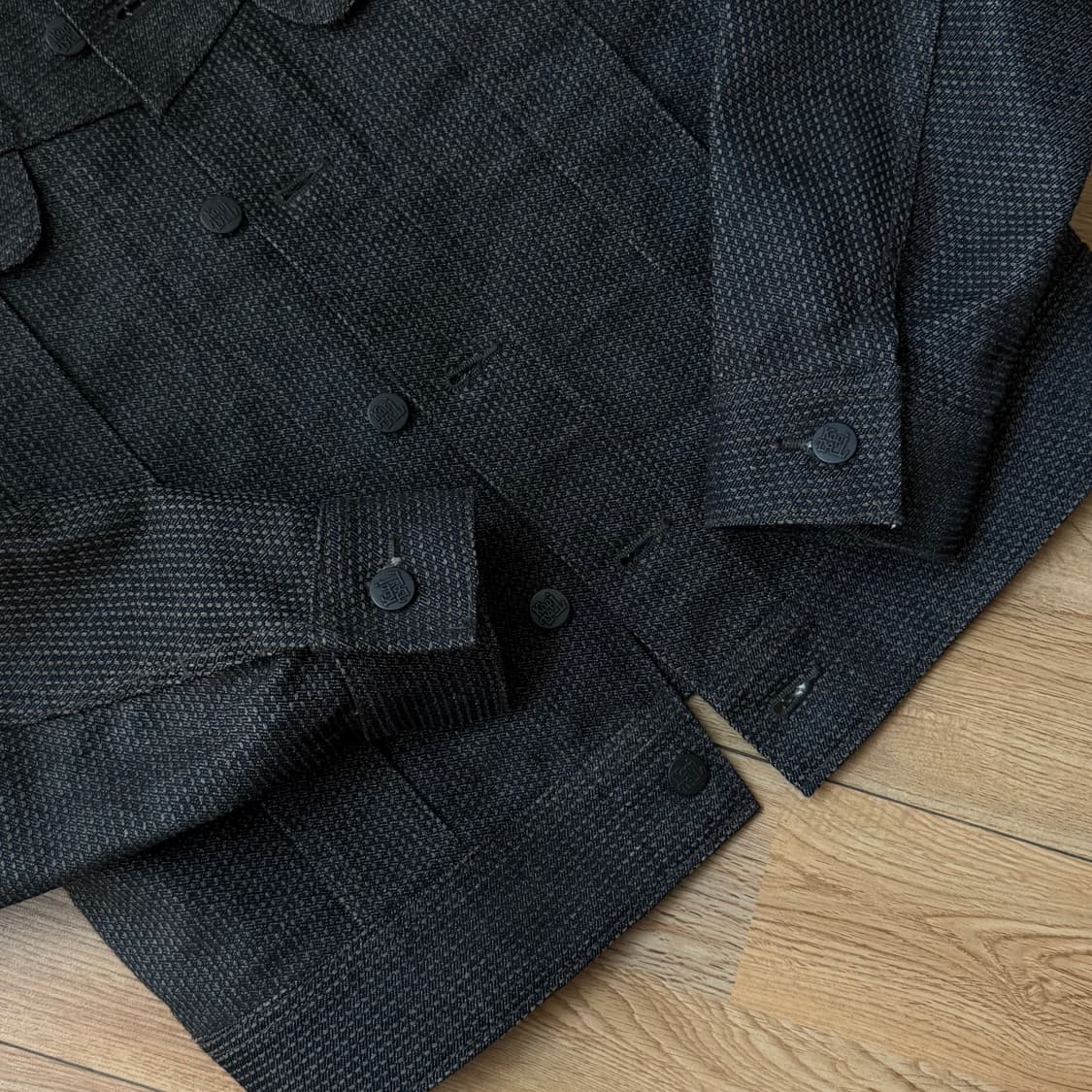 캐피탈 사시코 센츄리 데님 자켓 42 블랙 상품이미지3