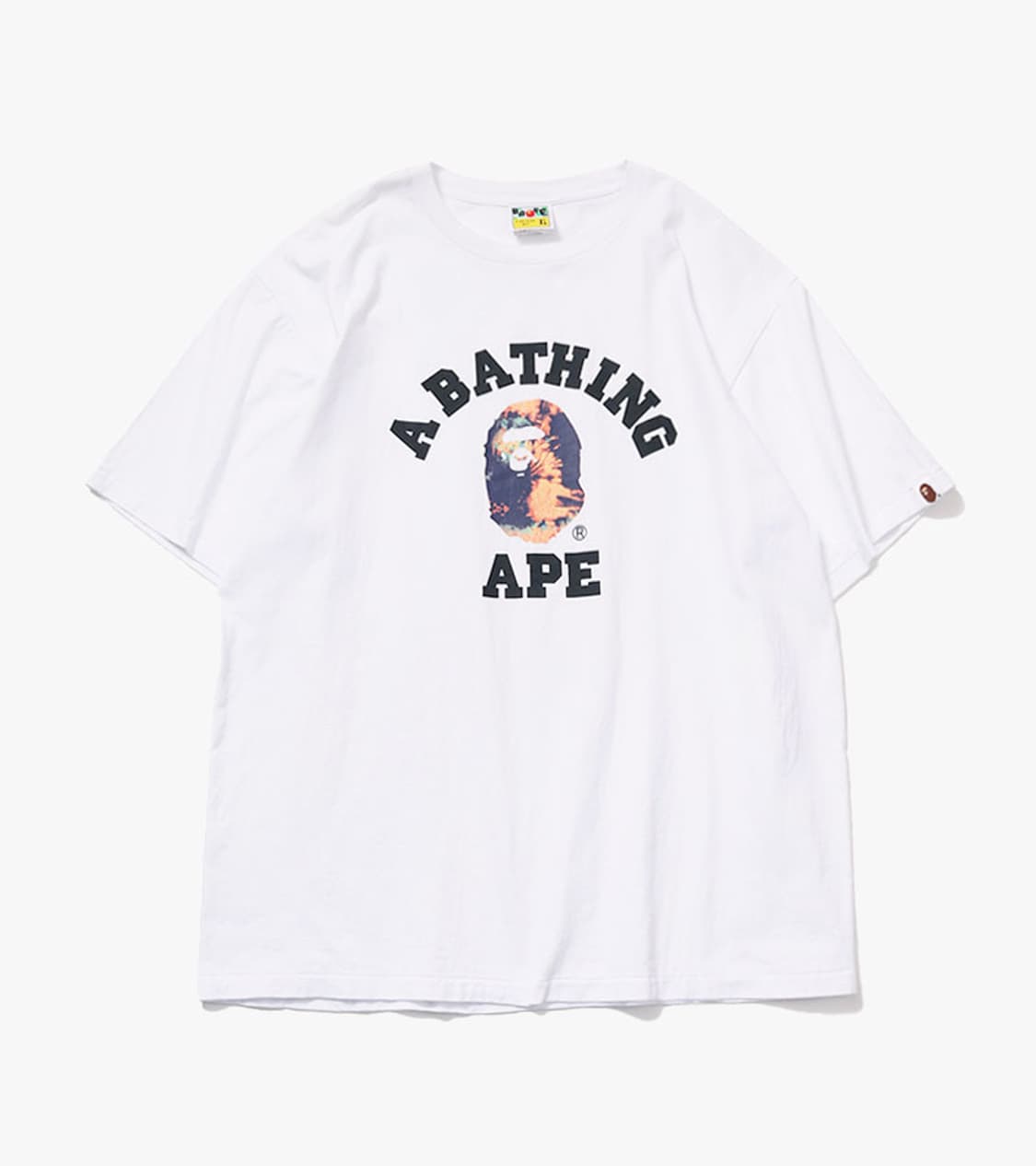 BAPE - TIEDYE COLLEGE T SHIRT 상품이미지1