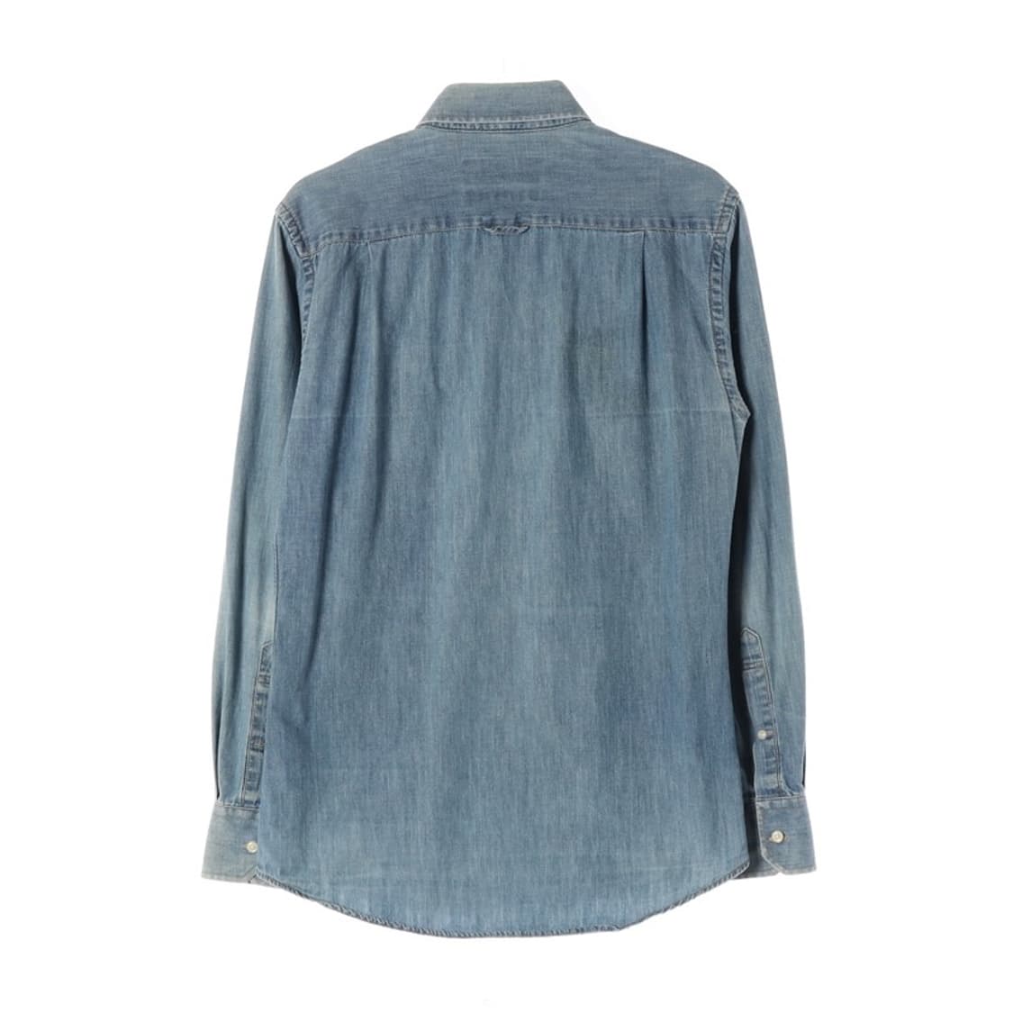 더리줌 워싱 버튼다운 데님 셔츠 S 상품이미지2