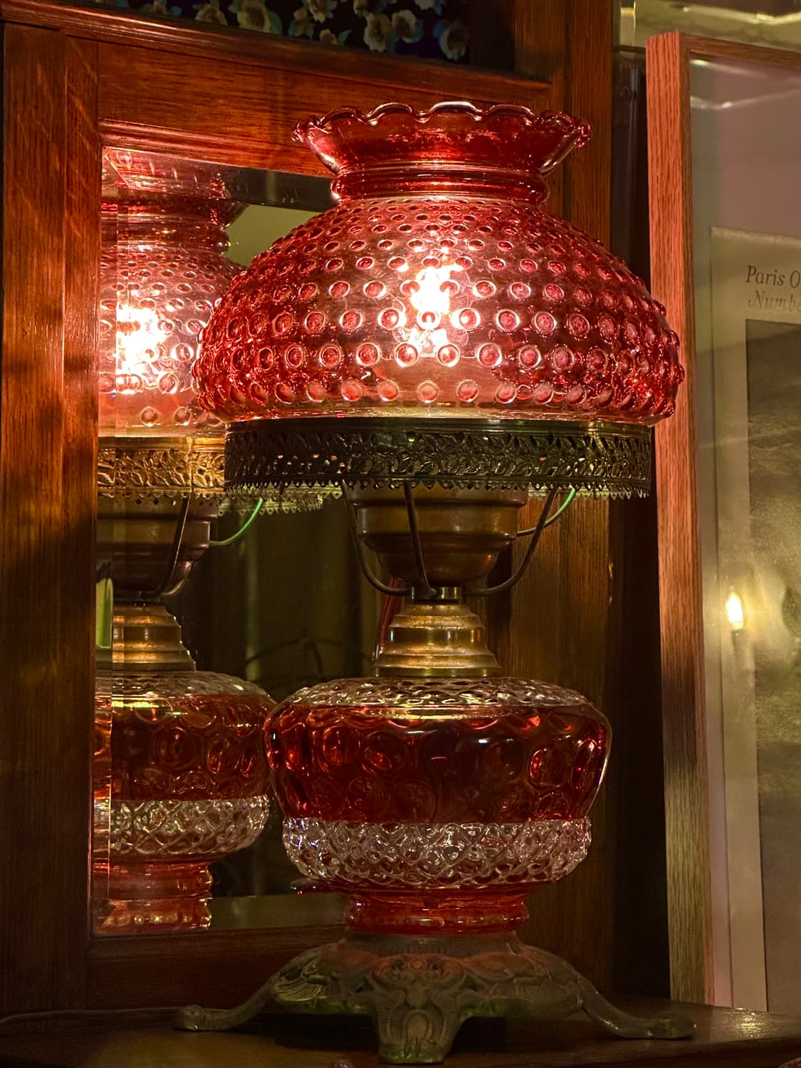 Fenton vintage hobnail glass lamp 상품이미지2