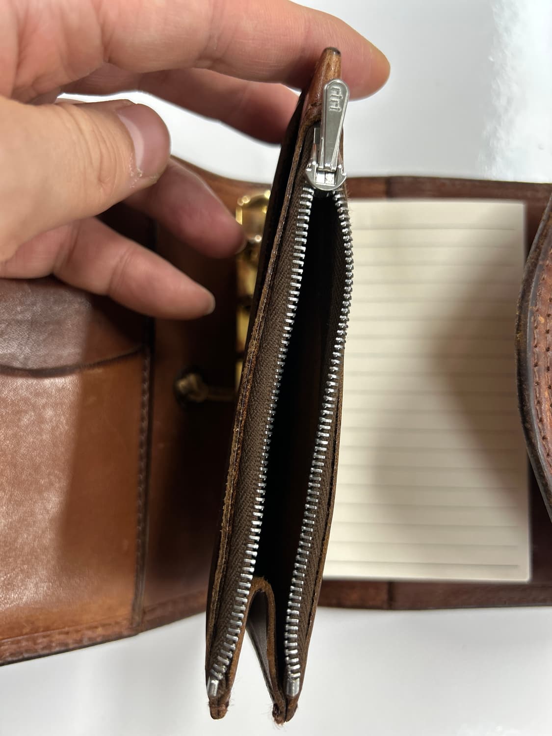 GOROS 올드고로스 새들레더 더블콘초 다이어리 상품이미지8