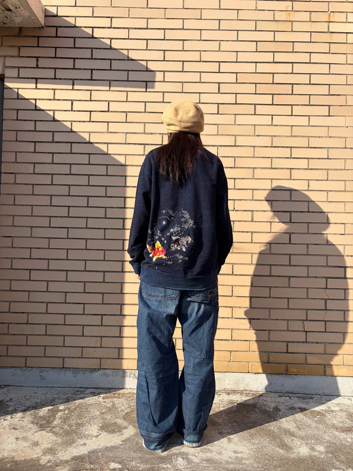 고쿠 오리엔탈 자수 맨투맨 상품이미지5