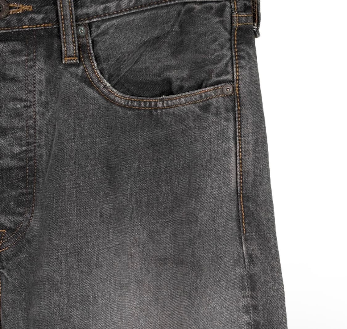 [32] 캐피탈 남성 몽키 시스코 14oz 5p 데님 팬츠 흑청 그레이 상품이미지4
