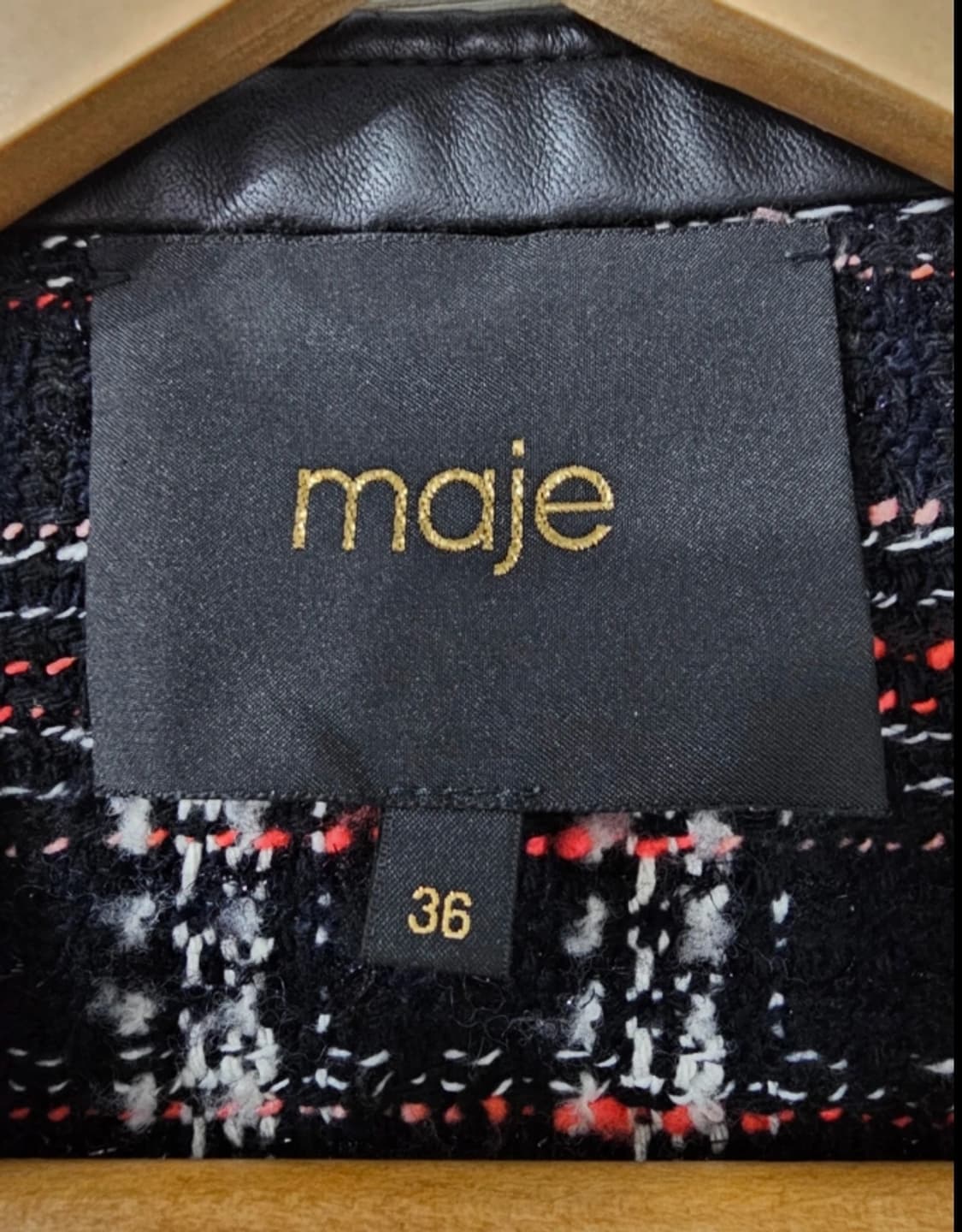 마쥬 트위드 자켓 블랙 ~55 상품이미지7