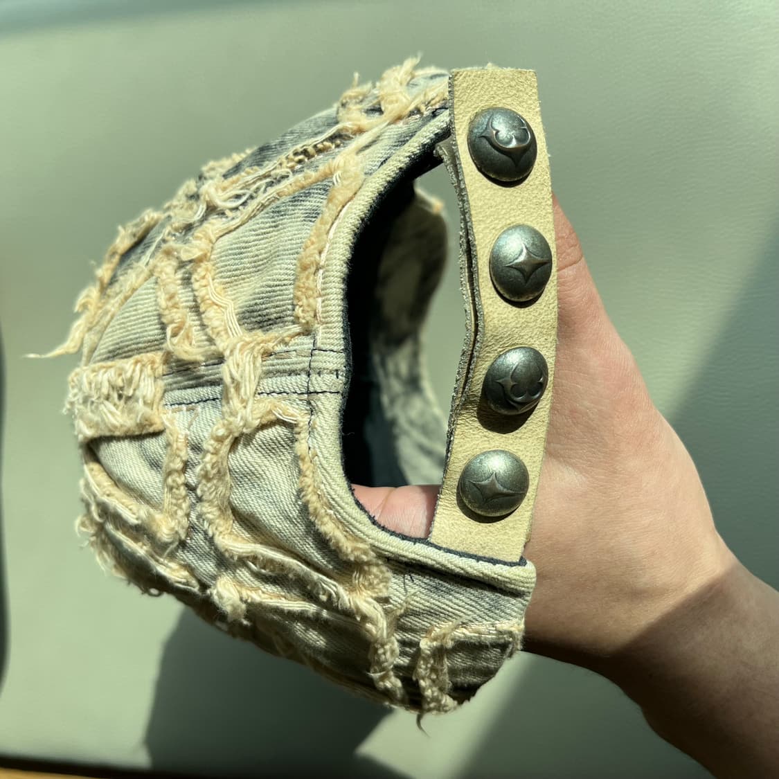 떠그클럽 데님 웹 캡 베이지 판매 상품이미지2