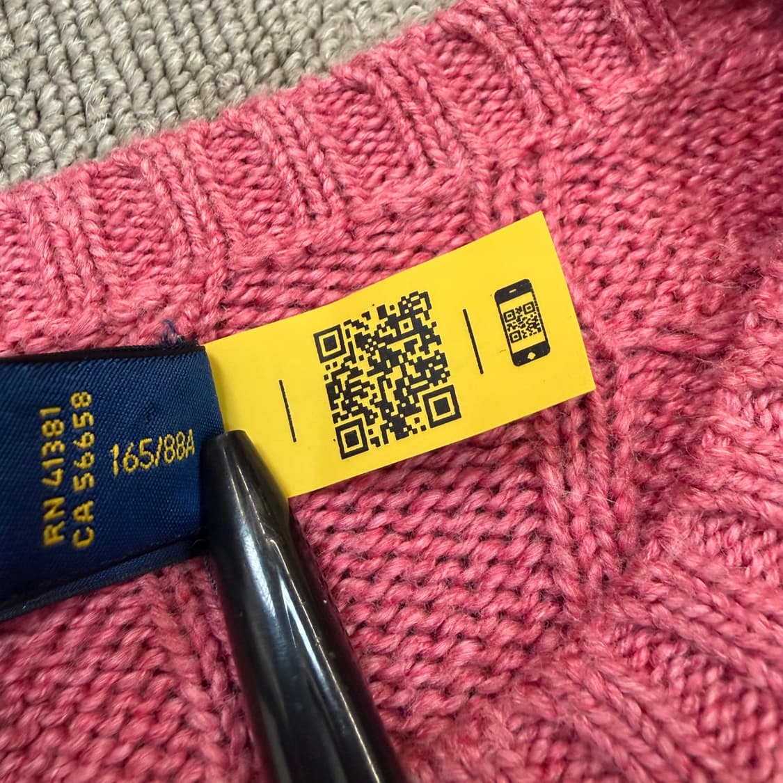 polo 신형 폴로 랄프로렌 우먼스 케이블 니트 s 상품이미지3