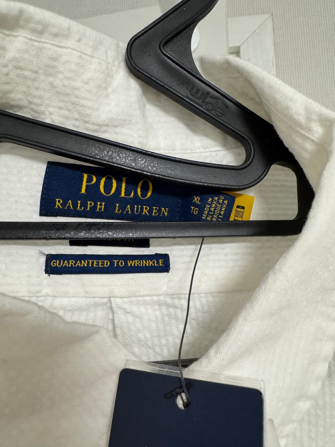 폴로 랄프로렌 시어서커 화이트 셔츠 상품이미지2