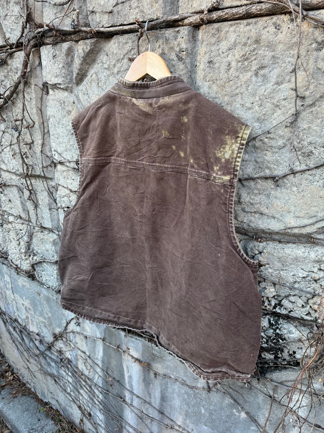 칼하트 빈티지 v33 dkb 털 안감 워크 베스트 조끼 상품이미지5