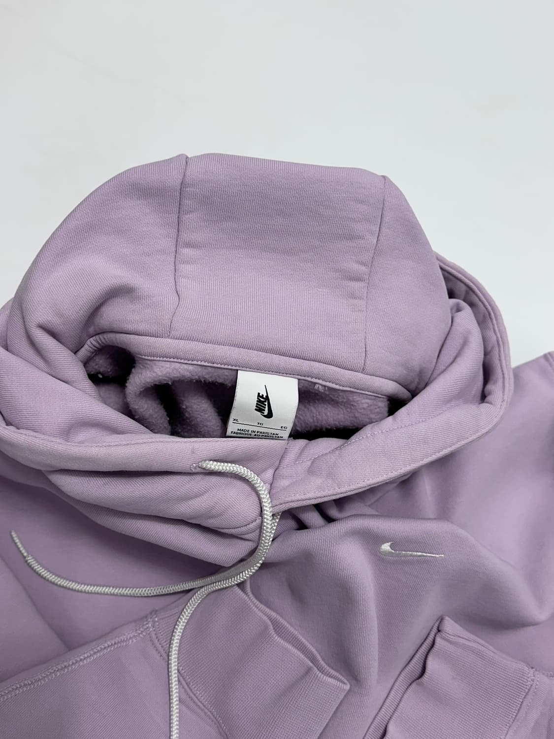 나이키 솔로 스우시 후드티 연보라 상품이미지5