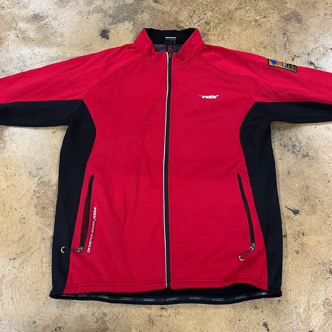 [정품/XL] FOX 폭스 레드 블랙 트랙 자켓 b19 상품이미지3