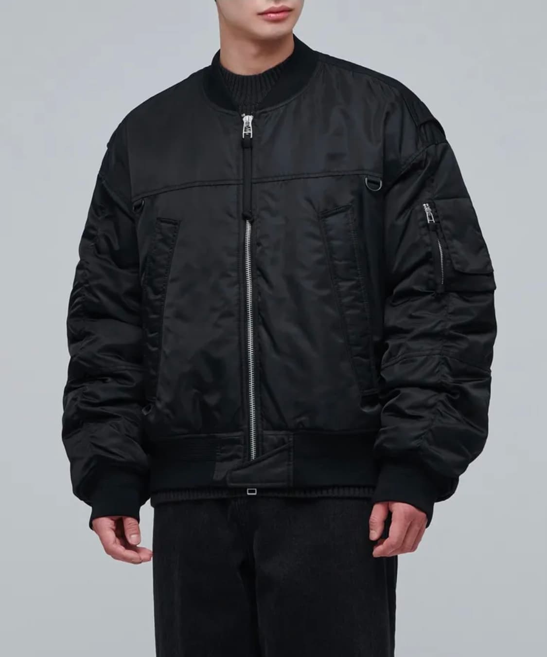 (L)무탠다드 오버사이즈 유틸리티 MA-1 보머 자켓 상품이미지1