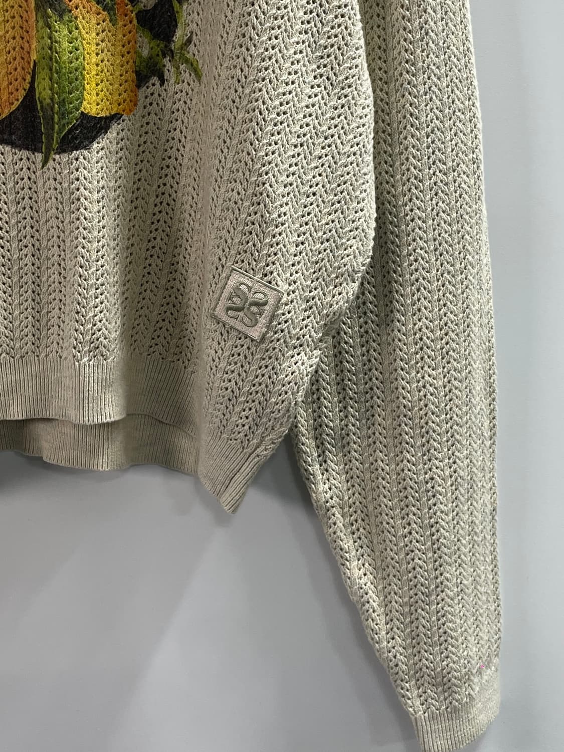 세터 야자수 시스루 그물 니트 (on.441) 상품이미지3