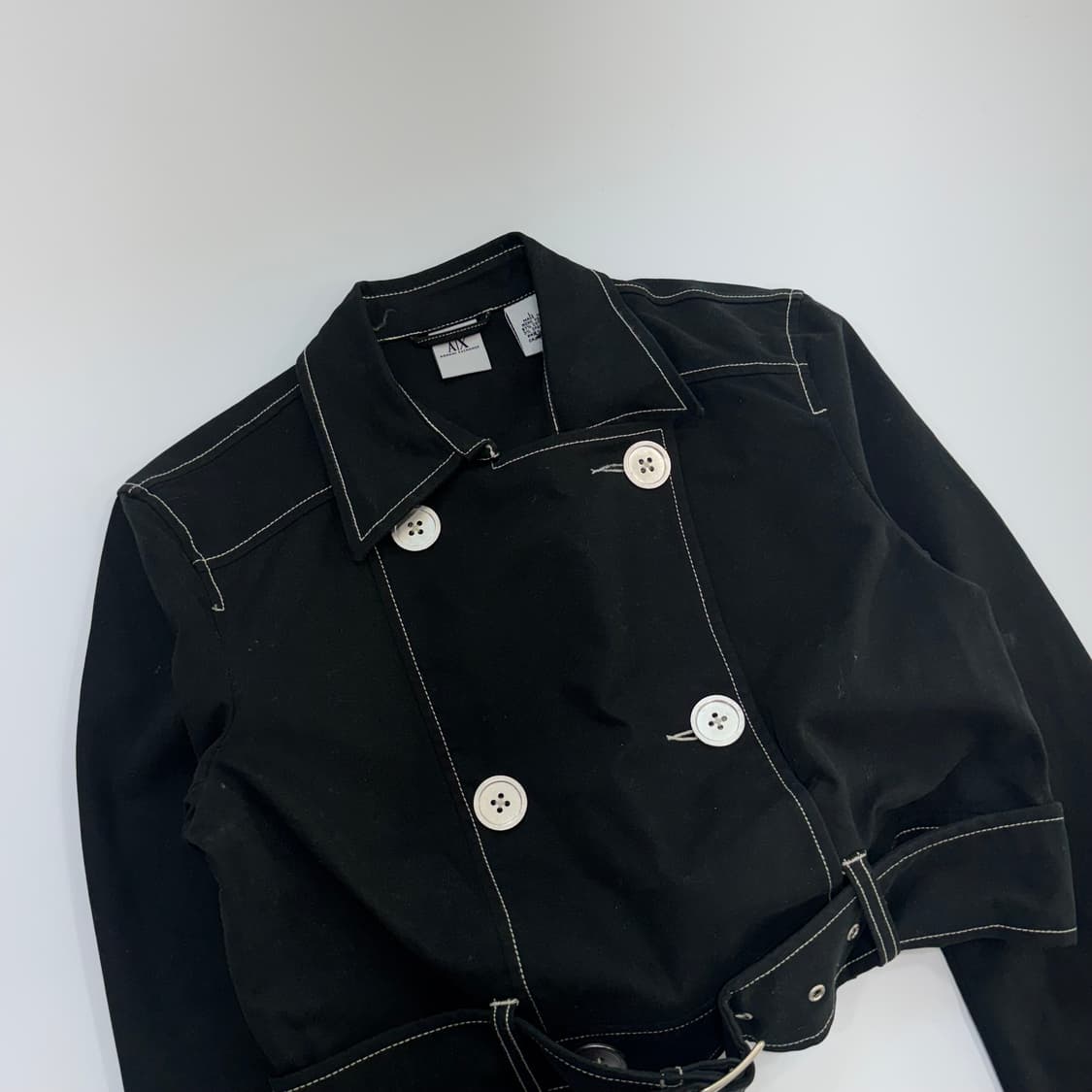 Armani exchange 아르마니 블랙 크롭 자켓 상품이미지4