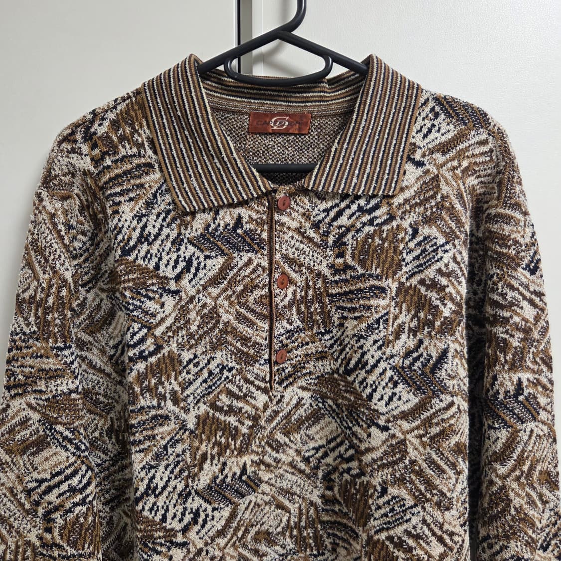 Caperdoni 재팬 에스닉 카라넥 니트 L(100) 상품이미지2