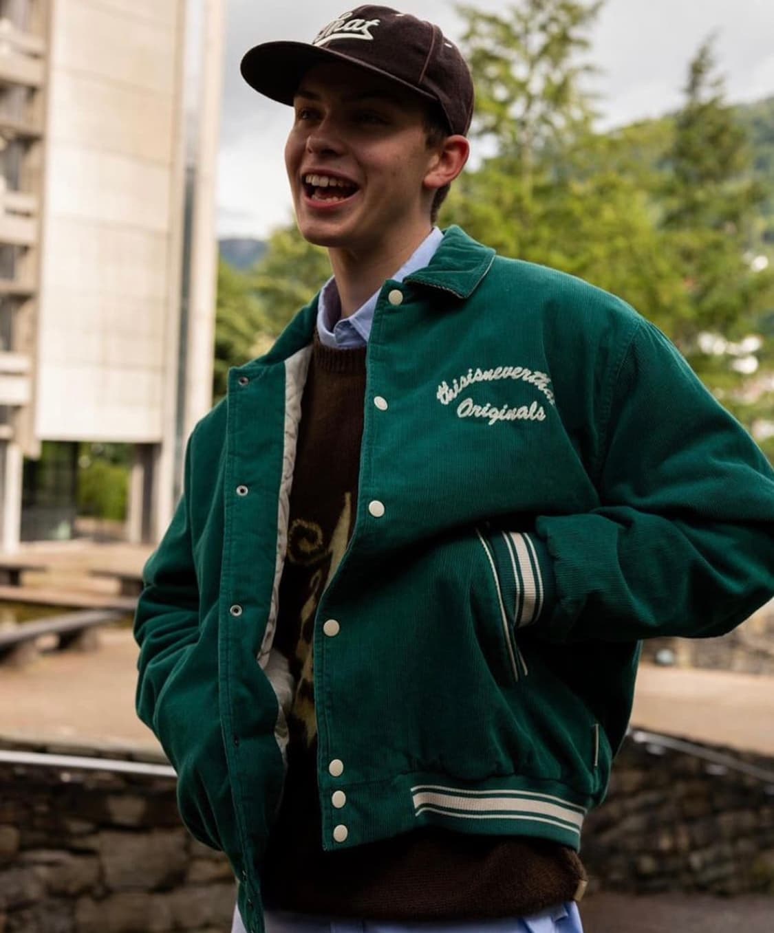 디스이즈네버댓 코듀로이 바시티 자켓 상품이미지2