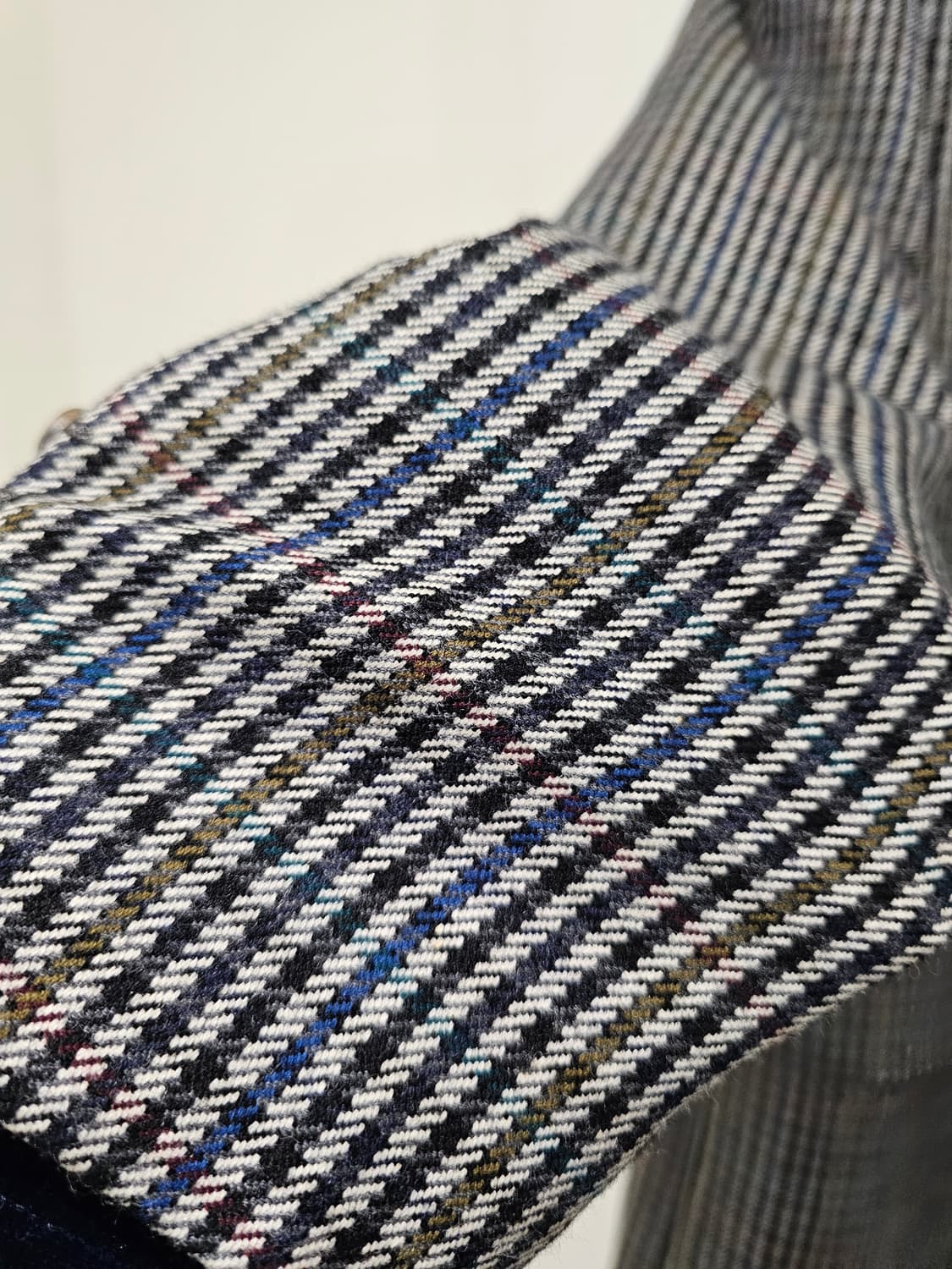 Burberrys 울100 체크 자켓 상품이미지3